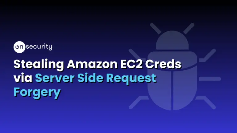 Onsecurity'S Latest Articles, News And Industry Tips 14 Banner Image Reads &Quot;Stealing Amazon Ec2 Creds Via Server Side Request Forgery&Quot;