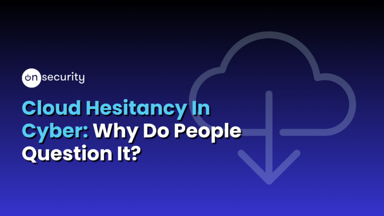 Banner Image Reads: &Quot;Cloud Hesitancy To Cyber: Why Do People Question It?&Quot; With Blue Gradient Background.