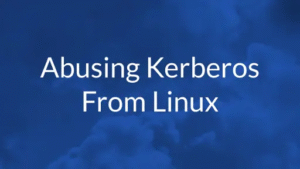Abusing Kerberos From Linux