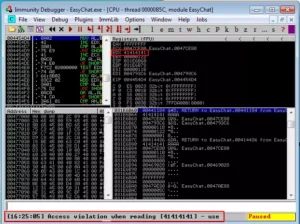 Discover Buffer Overflow - Easy Chat Server Ready For Oscp 2 Immunity Debugger 1