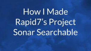 Rapid7S Project Sonar2