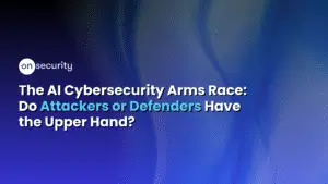 Onsecurity'S Latest Articles, News And Industry Tips 21 Banner Image Reads &Quot;The Ai Cybersecurity Arms Race - Who Has The Upper Hand?&Quot;